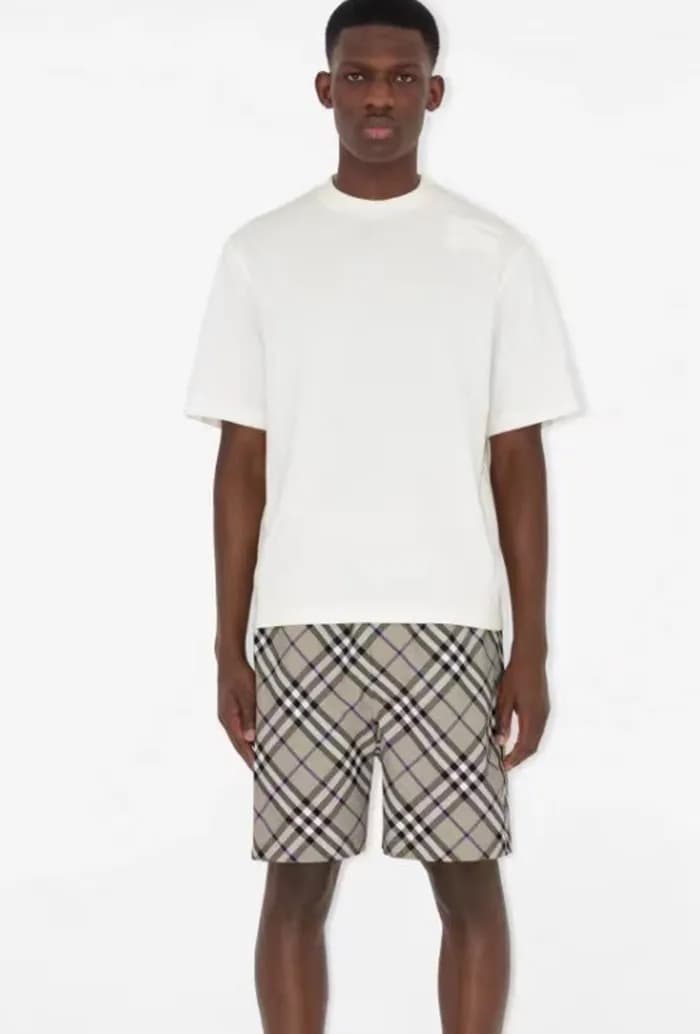 버버리 남성 그레이 반바지 - Burberry Mens Gray Half-pants - b… - 1