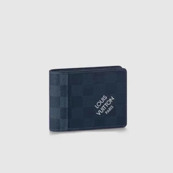 루이비통 남성 슬렌더 월릿 N60544 - Louis vuitton Mens Navy Wa… - 1
