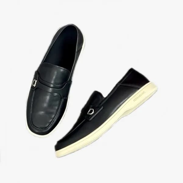 페라가모 남성 블랙 스니커즈 - Ferragamo Mens Black Sneakers - … - 1