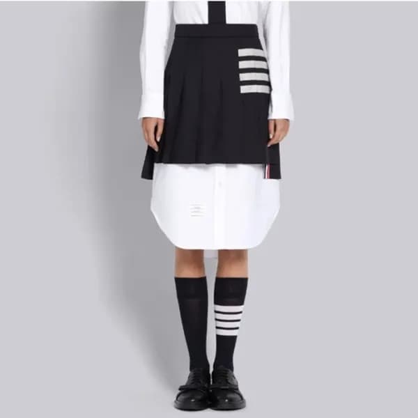 톰브라운 여성 그레이 스커트 - Thom Browne Womens Gray Skirts -… - 1
