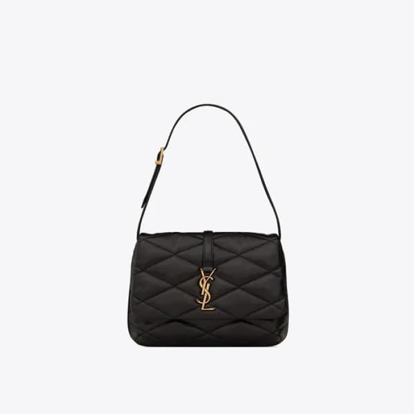 입생로랑 여성 LE57 퀄티드 호보 백 - Saint Laurent Womens LE57 … - 1