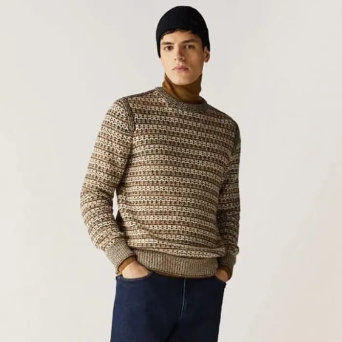 로로피아나 남성 라운드 스웨터 - Loro Piana Mens Round Sweater -… - 1