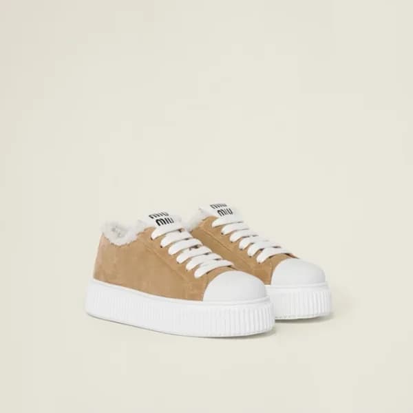 미우미우 여성 클래식 스니커즈 - Miumiu Womens Classic Sneaker -… - 1