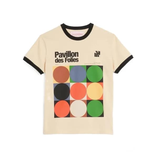 발렌티노 여성 크루넥 반팔티 - Valentino Womens Round Tshirt - … - 1