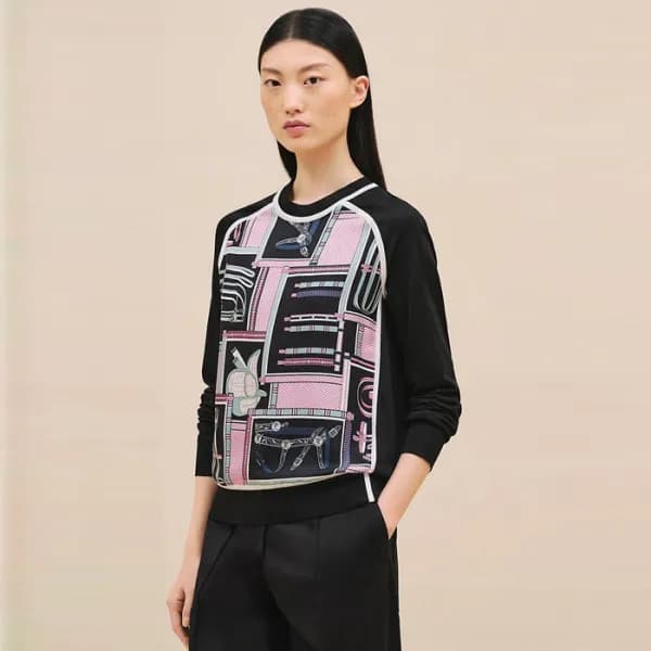 에르메스 여성 라운드 스웨터 - Hermes Womens Round Knitwear - g… - 1