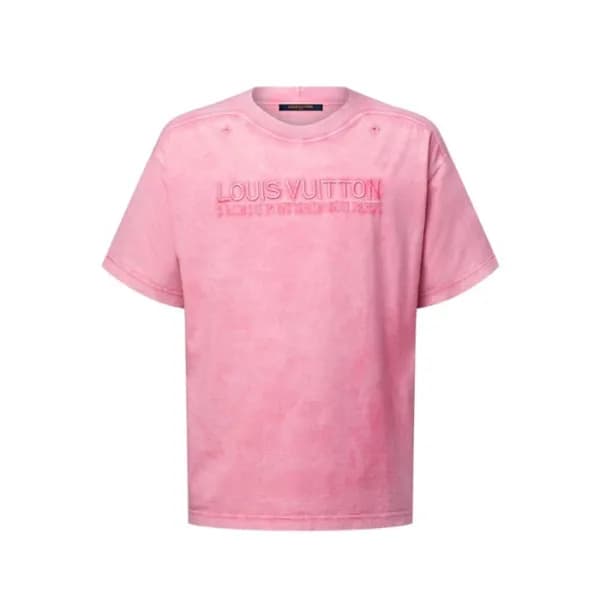 루이비통 남성 라운드 반팔 티셔츠 - Louis vuitton Mens Round Tshi… - 1