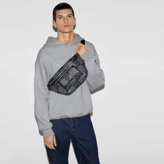 구찌 남성 GG 점보 라지 벨트백 - Gucci Mens GG Jumbo Large Bel… - 1