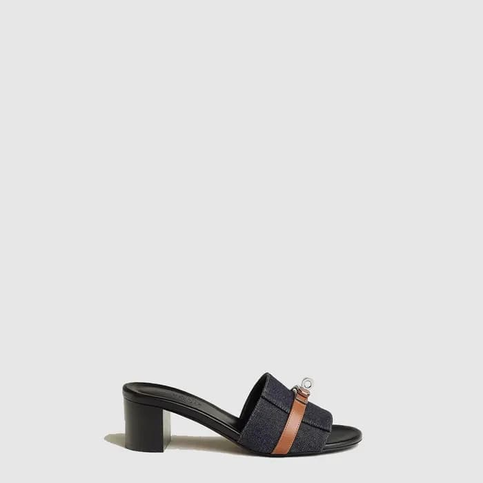 에르메스 여성 지지 50 켈리 버클 뮬 - Hermes Womens Gigi 50 Kell… - 1