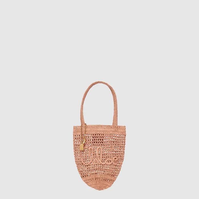 끌로에 여성 라피아 스몰 Summer Banana 토트백 - Chloe Womens Raf… - 1