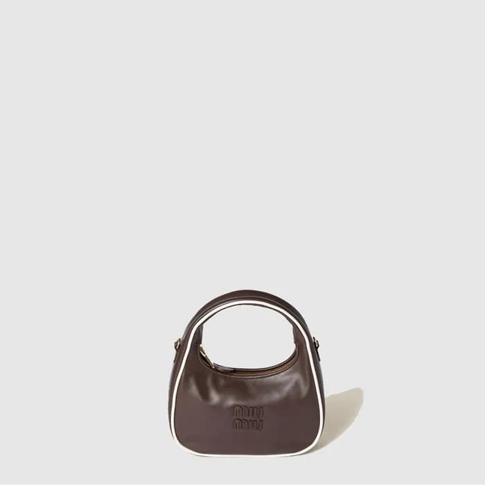 미우미우 여성 완더 가죽 백 - Miumiu Womens Wander Leather Bag… - 1