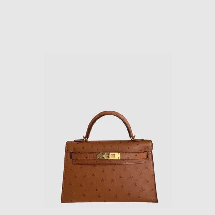 에르메스 여성 켈리 금장 미니백 - Hermes Womens Kelly Gold Mini … - 1