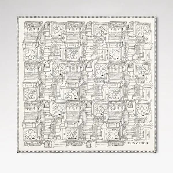 루이비통 여성 스퀘어 스카프 - Louis vuitton Womens Square Scar… - 1