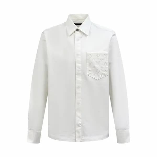 루이비통 남성 클래식 셔츠 - Louis vuitton Mens Dress Shirts -… - 1