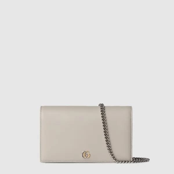 구찌 여성 GG 마몽 체인 지갑 - Gucci Womens GG Marmont Chain … - 1