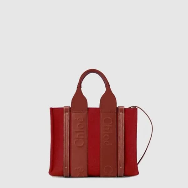 끌로에 여성 우디 스트랩 토트 백 스몰 - Chloe Womens Woody Strap T… - 1