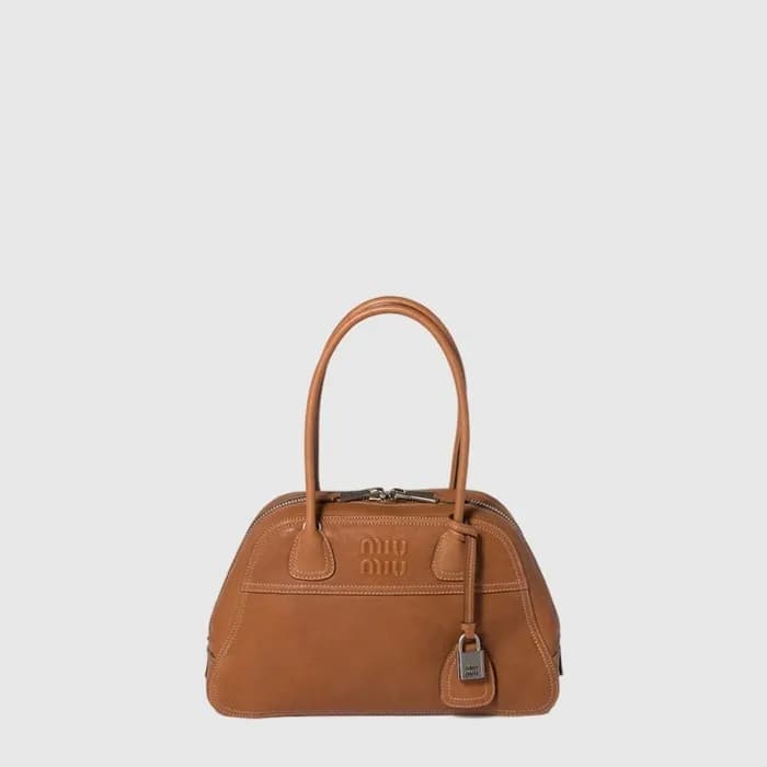 미우미우 여성 비방 가죽 백 - Miumiu Womens Vivant Leather Bag - mib16422x - 1