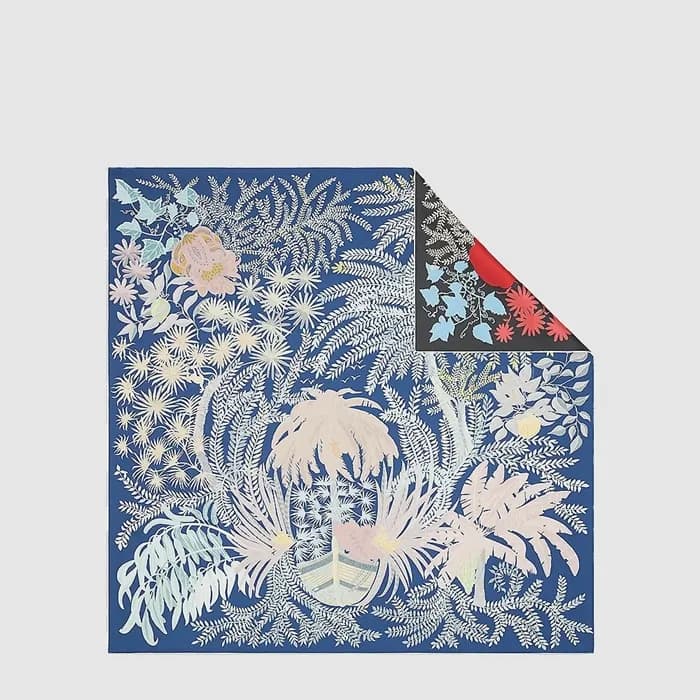 에르메스 여성 르 자댕 데 펭트르 더블페이스 - Hermes Womens Le Jardin des Peintres Double Face Scarf - acc8861x - 1