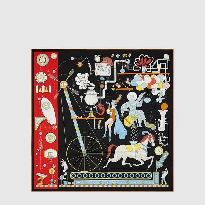 에르메스 여성 티 포 투 스카프 - Hermes Womens Tea for Two Scarf - acc8866x - 1