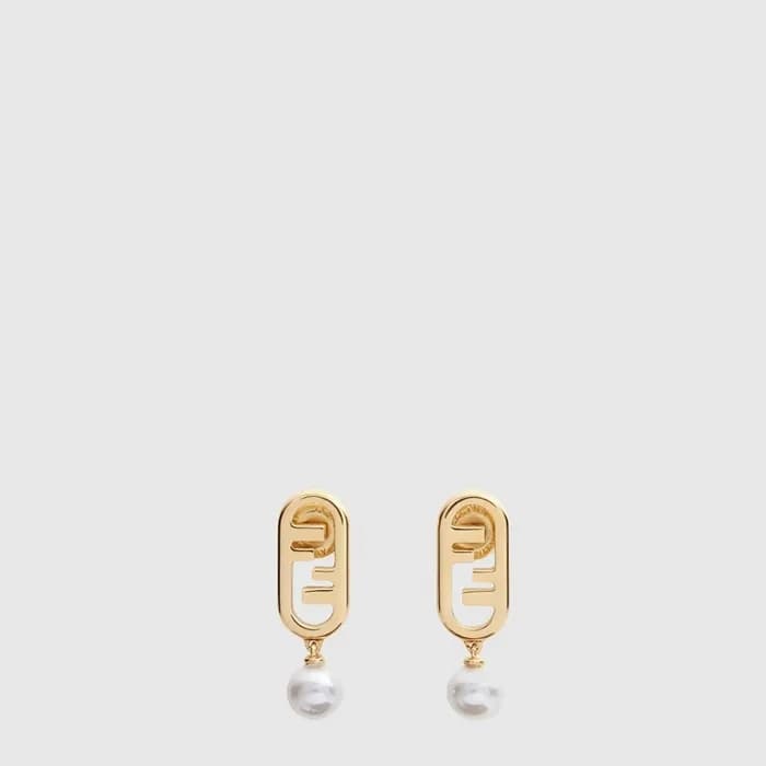펜디 여성 오 락 이어링 - Fendi Womens O Lock Earring - acc10350x - 1