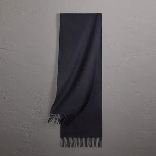 [버버리] 클래식 캐시미어 남여공용 네이비 스카프 bu0011w - Burberry Cla… - 1