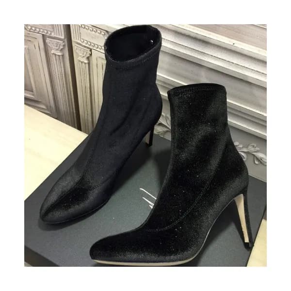 GIUSEPPE ZANOTI 2018 LADIES SILK ANKLE BOOTS - 쥬세… - 1