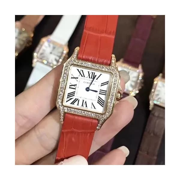 CARTIER LADIES SANTOS VERSION QUARTZ - 까르띠에 레이디스 S… - 1