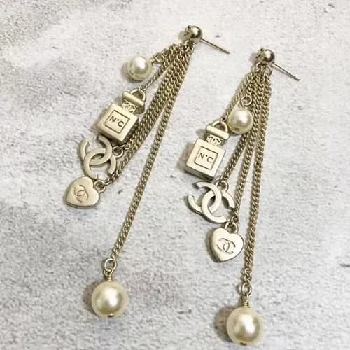 CHANEL Yellow Gold Earring - 샤넬 여성용 18k도금 옐로우 골… - 1