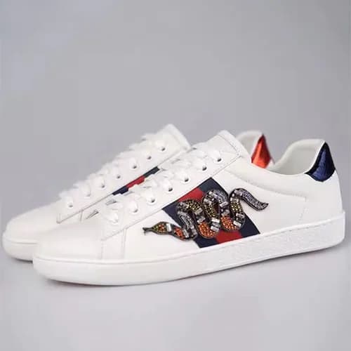 GUCCI 2018 MENS SNAKE LEATHER SKEAKERS - 구찌 남성 스네이… - 1