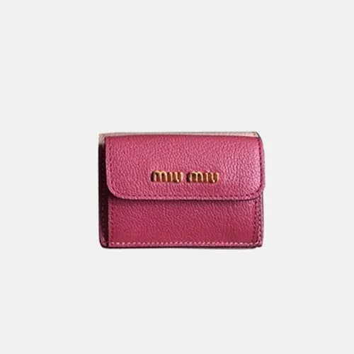 MiuMiu 2018 Ladies Madras Leather Wallet 5MH020# -… - 1