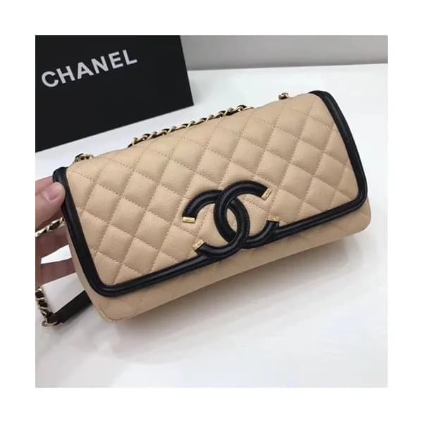 Chanel Women Leather Chain Shoulder Bag ,26.5CM - … - 1
