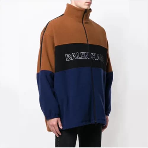 Balenciaga 2018 Mens Zip-up Jacket - 발렌시아가 로고 배색 집… - 1