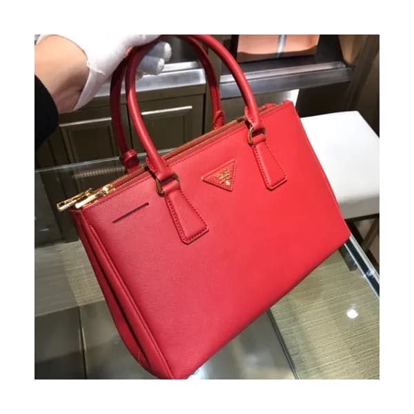 Prada Saffiano Tote Shoulder Bag,30CM - 프라다 사피아노 여… - 1