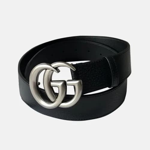 Gucci 2019 Mens GG Marmont Buckle Business Leather… - 1