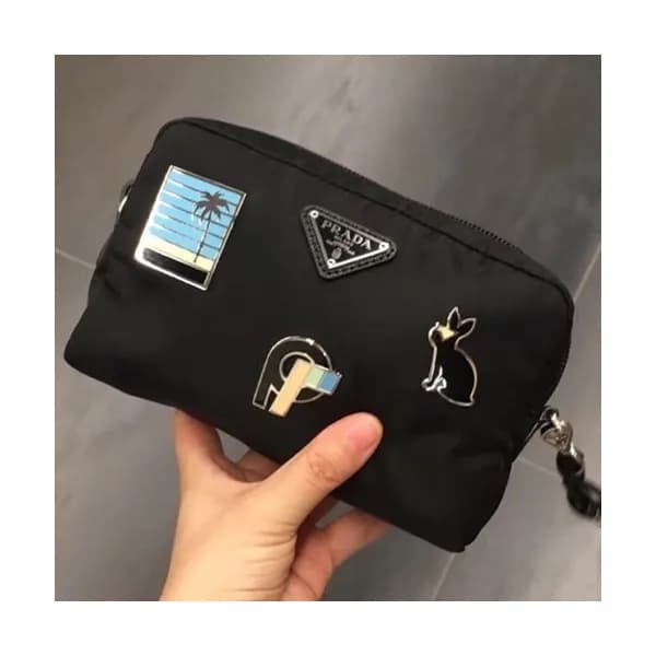 Prada 2018 Nylon Pouch Clutch Bag ,17CM - 프라다 2018… - 1