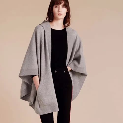 Burberry Ladies Wool Cape - 버버리 여성 울 망토 - bur430x - 1