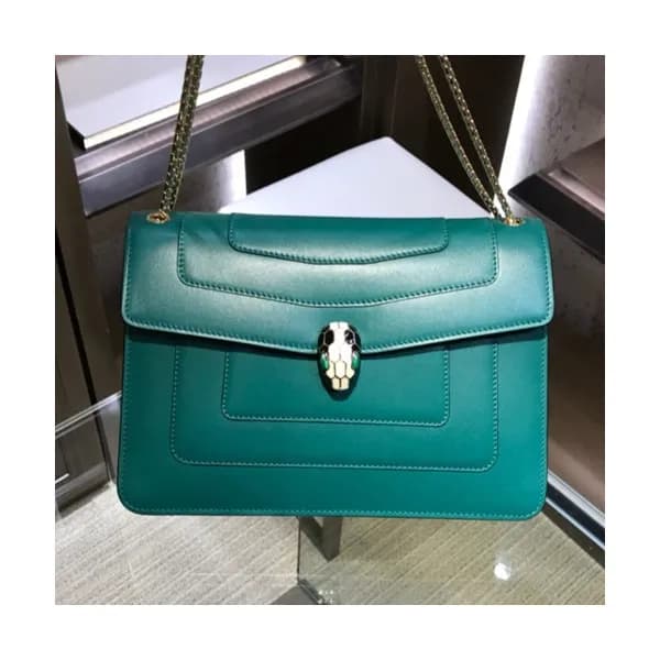 Bvlgari Serpenti Forever Chain Shoulder Bag,28CM -… - 1