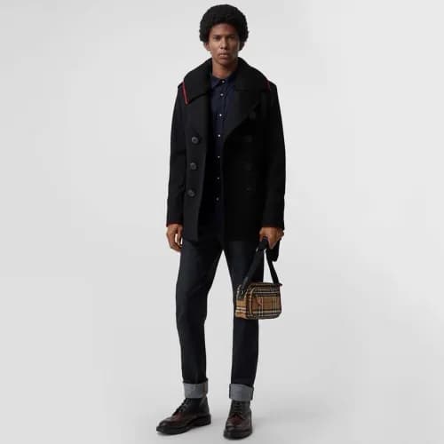 Burberry 2019 Mens Classic Embroidery Logo Cotton … - 1