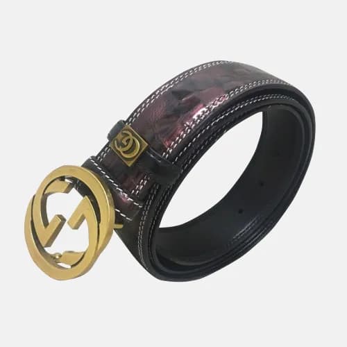 Gucci 2019 Mens Signature Vintage GG Steel Buckle … - 1