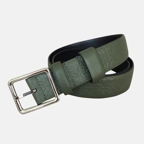Loewe 2019 Mens Business Classic Buckle Leather Be… - 1