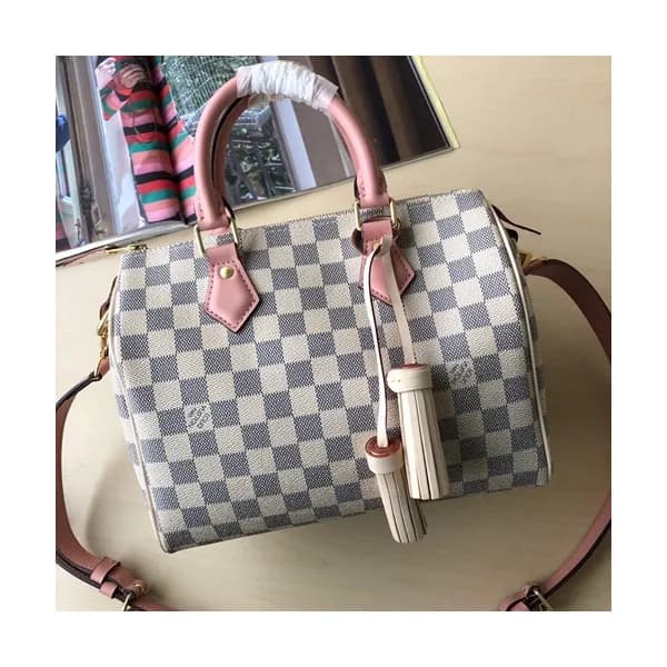 Louis Vuitton Speedy PVC Tote Shoulder Bag,25cm - … - 1