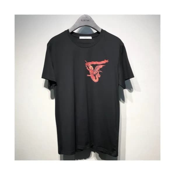 Givenchy 2019 Mens Crew-neck Cotton Short Sleeved … - 1