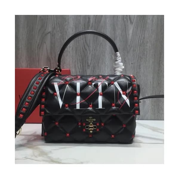 Valentino 2019 Leather Be My VLTN Tote Shoudler Ba… - 1
