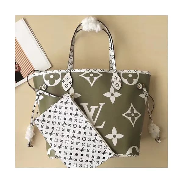 Louis Vuitton 2019 Never Full Tote Shoulder Shoppe… - 1