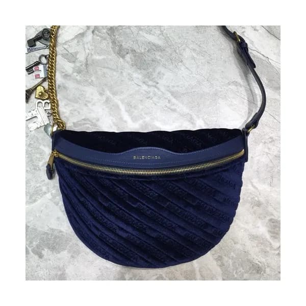 Balenciaga 2019 Velvet Belt Bag ,27CM - 발렌시아가 2019…