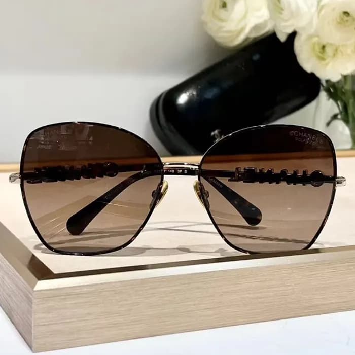 Chanel 2024 Mm/Wm Trendy Metal Frame Sunglasses - … - 1