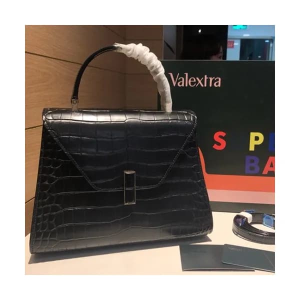 Valextra 2019 Leather Tote Shoulder Bag,26CM - 발렉스… - 1