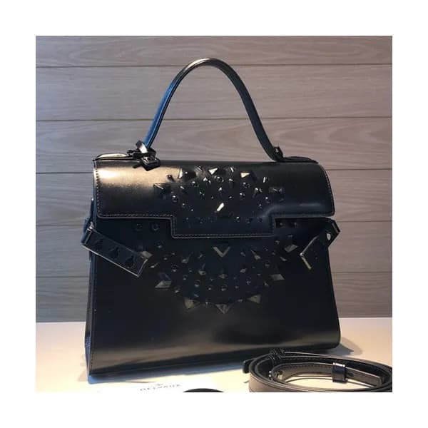 Delvaux 2019 Tempete Leather Tote Shoulder Bag,28C… - 1