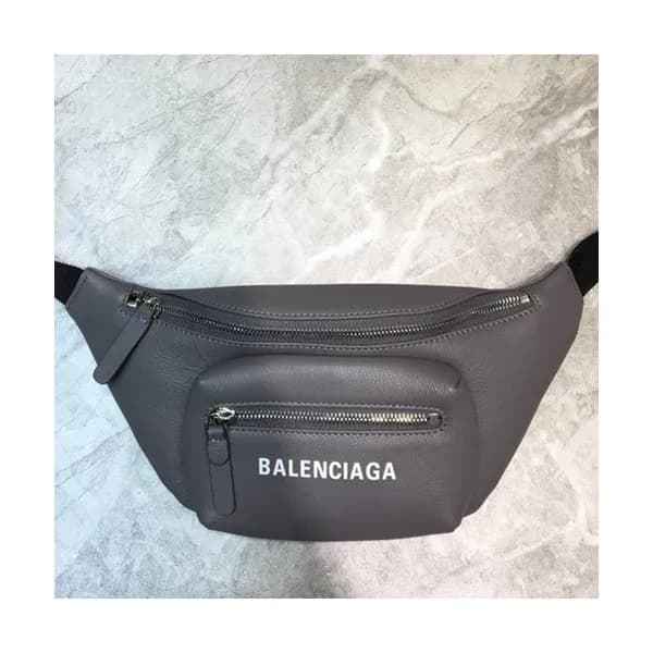 Balenciaga 2019 Leather Mini Hip Sack Belt Bag,18C… - 1
