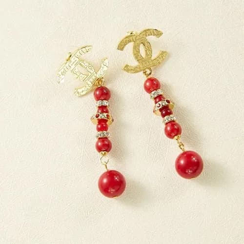 Chanel earring - 샤넬 이어링 cha0018.컬러(레드) - 1