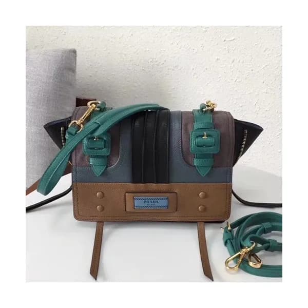 Prada 2019 Etiquette Shoulder Bag,24cm - 프라다 2019 … - 1